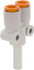 SMC PNEUMATICS KQ2U09-99A Push-to-Connect Tube Fitting: Y-Plug, 5/16" OD