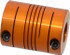 Lovejoy 68514456656 Flexible Screw Hub: Anodized Aluminum, 1/2" Pipe, 1.5" OAL