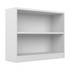 BUSH INDUSTRIES INC. WL12413-03 Bush Business Furniture Universal 30inH 2-Shelf Bookcase, Pure White, Standard Delivery