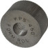 MSC KPS-450 Standard Knurl Wheel: 3/4" Dia, 70 ° Tooth Angle, 50 TPI, Straight, High Speed Steel