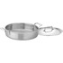 CONAIR CORPORATION Cuisinart MCP55-30N  MultiClad Pro Casserole Stainless Steel Dish With Cover, 5.5-Quart, Brushed Silver