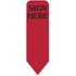 Redi-Tag Corporation Redi-Tag 91012 Redi-Tag Sign Here Reversible Red Refill Rolls