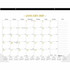 Dominion Blueline, Inc Blueline C199003 Blueline Classic Gold Monthly Desk Pad Calendar