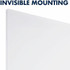 ACCO Brands Corporation Quartet Q012850IMW Quartet InvisaMount Vertical Glass Dry-Erase Board - 28x50