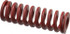 Associated Spring Raymond 104-512 Die Spring: 1" Hole Dia, 1/2" Rod Dia, 3" Free Length, Red