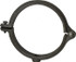 Empire 41HB0400 Split Ring Hanger: 4" Pipe, 1/2" Rod, Malleable Iron