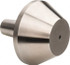 Riten 91054 5MT Taper, 1-1/2 to 2-3/4" Point Diam, Hardened Tool Steel Lathe Bull Nose Point