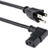 StarTech.com PXT101L3 StarTech.com 3ft (1m )Computer Power Cord, NEMA 5-15P to Right Angle C13, 10A 125V, 18AWG, Replacement AC Power Cord, Monitor Power Cable