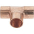 Mueller Industries BDNA-15875 Wrot Copper Pipe Tee: 3/8" x 3/8" x 3/8" Fitting, C x C x C