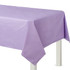 AMSCAN 579592.04  Flannel-Backed Vinyl Table Covers, 54in x 108in, Lavender, Set Of 2 Covers