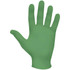 SHOWA 6110PFXL Disposable Gloves: X-Large, 4 mil Thick, Nitrile, Industrial Grade