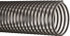 Flexaust 3504120025 Vacuum Duct Hose: Polyvinylchloride, 12" ID, 4 Hg Vac Rating, 5 psi