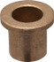 Boston Gear 35582 Flanged Sleeve Bearing: 1/2" ID, 5/8" OD, 3/4" OAL, Oil Impregnated Bronze