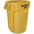Rubbermaid Commercial Products Rubbermaid Commercial 263200YEL Rubbermaid Commercial Brute 32-Gallon Vented Container