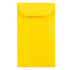 JAM PAPER AND ENVELOPE 356730537I JAM Paper Coin Envelopes, #3, Gummed Seal, Yellow, Pack Of 50 Envelopes