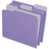 TOPS Products Pendaflex 152-1/3LAV Pendaflex 1/3 Tab Cut Letter Recycled Top Tab File Folder