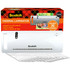 Scotch Thermal Laminator is easy to use and will laminate items up to 9 in wide. Features a 2 roller system that has two temperature settings for 3 mil and 5 mil. This machine has a 4 minute warm up, feeds 11.5 inches/minute, with pouch release mechanism in case of mis-feed. Portable with a carry handle, fold in tray and cord storage wrap. For best results, use with Scotch Brand Thermal Laminating Pouches that provide an ultra-clear finish to let important information show through.  Easy to use  Works with both 3mil and 5mil pouch thicknesses  Ideal for protecting items from damage Delivers a clear professional finish, great for photos  20 letter size laminating sheets included  For best results, use with Scotch Brand Thermal Laminating Pouches that provide an ultra clear finish to let important information show through  Great for signs, flyers, schedules, certificates, and other frequently used documents in the home, office or classroom