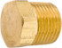 ANDERSON METALS 756125-04 Industrial Pipe Hex Plug: 1/4-18 Male Thread, MNPT