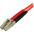 StarTech.com 50FIBLCST2 StarTech.com 2m Fiber Optic Cable - Multimode Duplex 50/125 - LSZH - LC/ST - OM2 - LC to ST Fiber Patch Cable