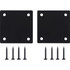Lorell 86942 Lorell Mounting Plate for Modular Device - Black