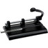 MASTER MANUFACTURING COMPANY 1340PB Master Products Power Handle 2/3-hole Paper Punch - 3 Punch Head(s) - 40 Sheet Capacity - 13/32in Punch Size - 10.9in x 7.5in x 11.1in - Black