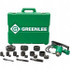 Greenlee 7309 Punch & Driver Kits; Tool Type: Knockout Set ; Punch Shape: Round ; Operating Method: Hydraulic ; Punch Hole Diameter (mm): 22.50 to 89.90;115.40 ; Punch Hole Diameter (Inch): 0.8850 to 4.5440 ; Maximum Capacity Stainless Steel (Gauge):