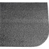 Floortex FC124553HLBV Advantagemat&reg; Black Vinyl Lipped Chair Mat for Hard Floor - 45" x 53"