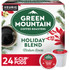 GREEN MOUNTAIN COFFEE ROASTERS, INC. 6204 Green Mountain Coffee Single-Serve Coffee K-Cup Pods, Holiday Blend, Carton Of 24