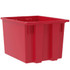 Akro-Mils 35195-RED Polyethylene Storage Tote: 85 lb Capacity