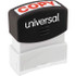 UNIVERSAL UNV10048 Pre-inked Stock Stamps; Message: COPY; COPY; COPY ; Material: Plastic ; Imprint Shape: Rectangle ; Ink Color: Red ; Border Shape: Rectangle ; Imprint Area Height: 0.56