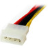 StarTech.com PYO2LP4SATA StarTech.com 12in LP4 to 2x SATA Power Y Cable Adapter