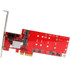 StarTech.com PEXM2SAT3422 StarTech.com 2x M.2 NGFF SSD RAID Controller Card plus 2x SATA III Ports - PCIe - Two Slot PCI Express M.2 RAID Card plus Two SATA Ports