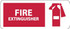 AccuformNMC Fire Sign: "Fire Extinguisher" GL128R