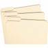 Smead Manufacturing Company Smead 10331CT Smead 1/3 Tab Cut Letter Recycled Top Tab File Folder