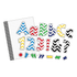 BARKER CREEK PUBLISHING, INC. 5000 Barker Creek 305-Piece Letter Pop-Out/Paper Set, Chevron Nautical