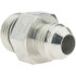 Brennan BD-10545 Steel Flared Tube Connector: 1/2" Tube OD, 3/4-16 x 7/8-14 Thread, 37 ° Flared Angle