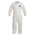 Dupont PB125SWH3X00250 Disposable Coveralls: Size 3X-Large, Film Laminate, Zipper Closure