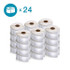 Dymo 2050811 Label Maker Label: White, Paper, 4" OAL, 2-1/8" OAW, 220 per Roll, 6 Roll