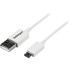 StarTech.com USBPAUB2MW StarTech.com 2m White Micro USB Cable - A to Micro B