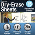 ACCO Brands Corporation Quartet 85563 Quartet Anywhere Dry-Erase Sheets