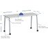 Lorell 60848 Lorell Training Table