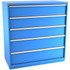 Champion Tool Storage DS2700501ILC-BB Storage Cabinets; Cabinet Type: Welded Storage Cabinet ; Cabinet Material: Steel ; Width (Inch): 56-1/2 ; Depth (Inch): 22-1/2 ; Cabinet Door Style: Solid ; Height (Inch): 59-1/2