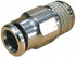 Norgren 121250618 Push-To-Connect Tube to Male & Tube to Male BSPT Tube Fitting: Adapter, Straight, 1/8" Thread, 3/8" OD