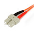 StarTech.com FIBLCSC1 StarTech.com 1m Fiber Optic Cable - Multimode Duplex 62.5/125 - LSZH - LC/SC - OM1 - LC to SC Fiber Patch Cable