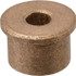 Boston Gear 35516 Flanged Sleeve Bearing: 1/8" ID, 5/16" OD, 1/4" OAL, Oil Impregnated Bronze
