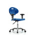 Blue Ridge Ergonomics MSC40152 Task Chair: Polyurethane, Blue