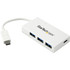 StarTech.com HB30C3A1CFBW StarTech.com 4 Port USB C Hub with 1x USB-C & 3x USB-A (SuperSpeed 5Gbps) - USB Bus Powered - Portable/Laptop USB 3.0 Type-C Hub - White