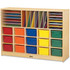 Jonti-Craft, Inc Jonti-Craft 0416JC Jonti-Craft Rainbow Accents Colored Tray Sectional Cubbie Storage
