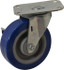 E.R. Wagner 2F9804B25002100 Swivel Top Plate Caster: Polyurethane, 4" Wheel Dia, 1-1/4" Wheel Width, 275 lb Capacity, 4-11/16" OAH