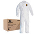 KleenGuard 30931 Disposable Coveralls: Size Small, SMS, Zipper Closure